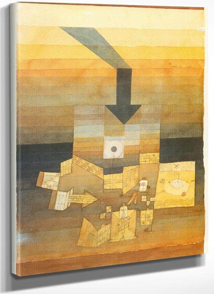 Stricken Place 1922 109 By Paul Klee Fine Art Print