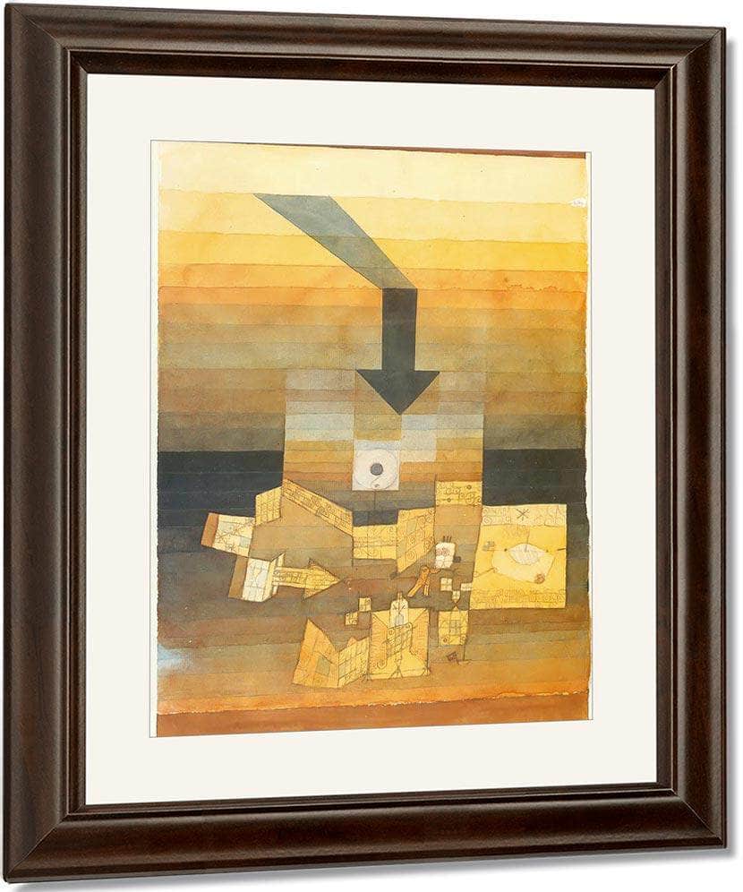 Stricken Place 1922 109 By Paul Klee Print, Canvas Art