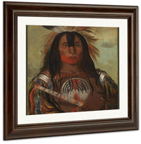 Stu Mick O Súcks, Buffalo Bull's Back Fat, Head Chief, Blood Tribe By George Catlin Fine Art Print