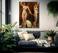 Studies Of A Female Model By William Etty Fine Art Print