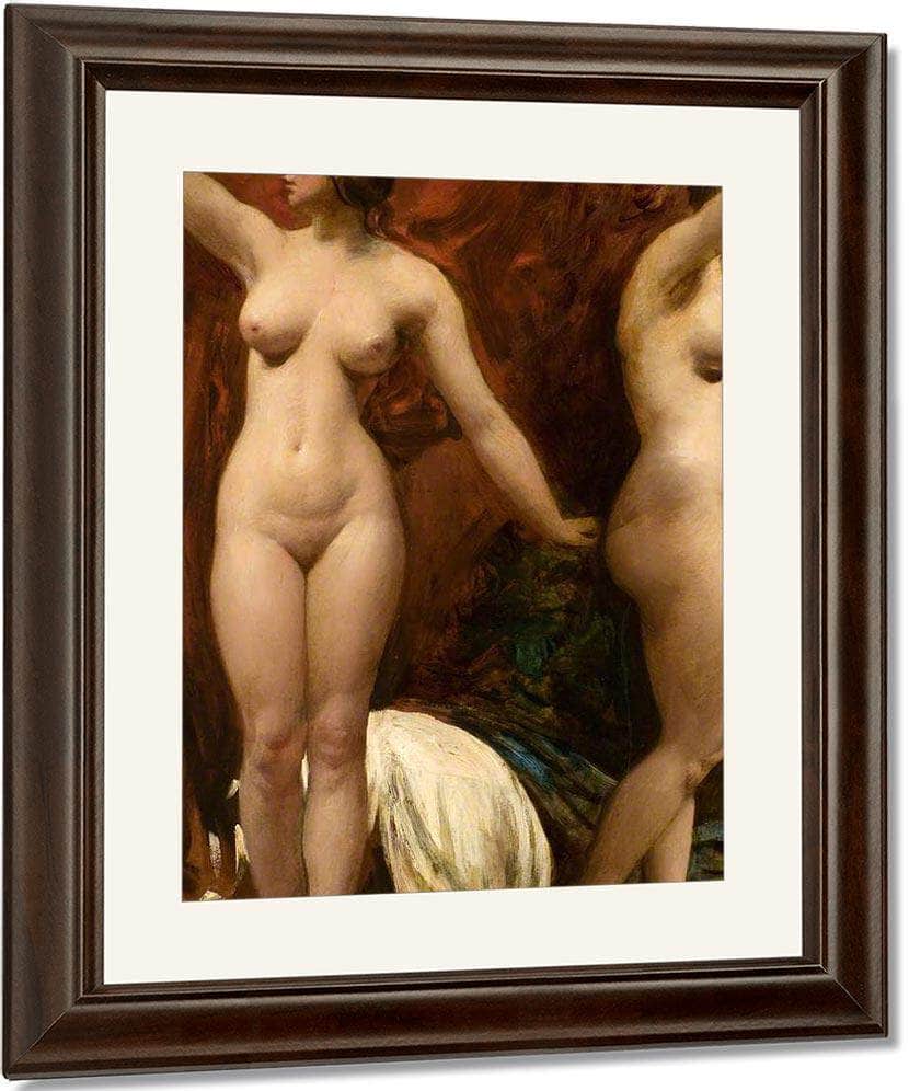 Studies Of A Female Model By William Etty Fine Art Print
