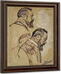 Studies Of Self Portrait 1911 By Ferdinand Hodler Fine Art Print