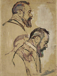 Studies Of Self Portrait 1911 By Ferdinand Hodler Fine Art Print