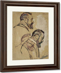 Studies Of Self Portrait 1911 By Ferdinand Hodler Fine Art Print