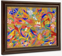 Study For A Curtain For 001039 Le Coq D 001039 Or 001039 1914 By Natalia Goncharova Fine Art Print