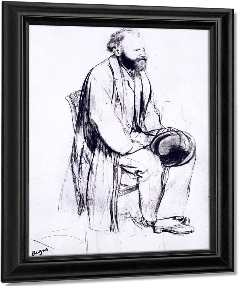 Study For A Portrait Of Manet By Edgar Degas Fine Art Print