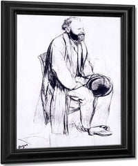 Study For A Portrait Of Manet By Edgar Degas Fine Art Print