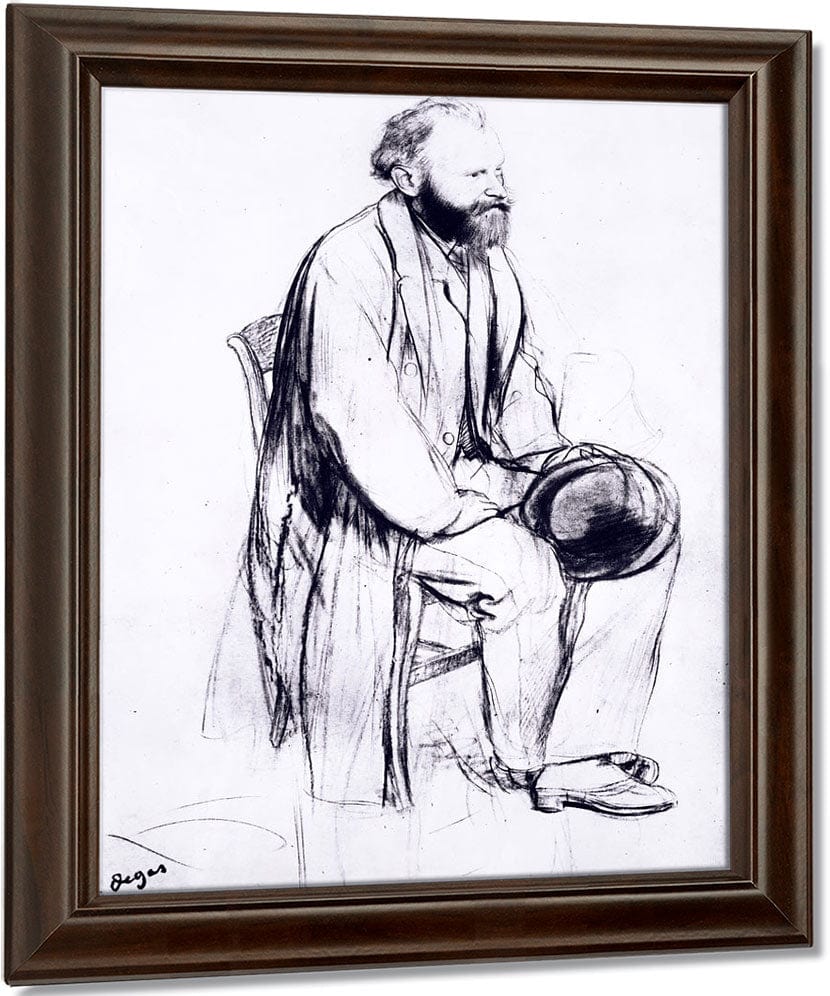 Study For A Portrait Of Manet By Edgar Degas Fine Art Print