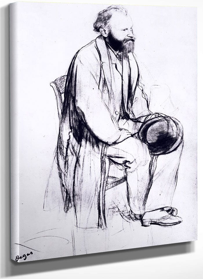 Study For A Portrait Of Manet By Edgar Degas Fine Art Print