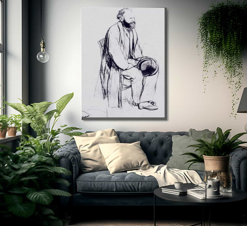 Study For A Portrait Of Manet By Edgar Degas Fine Art Print