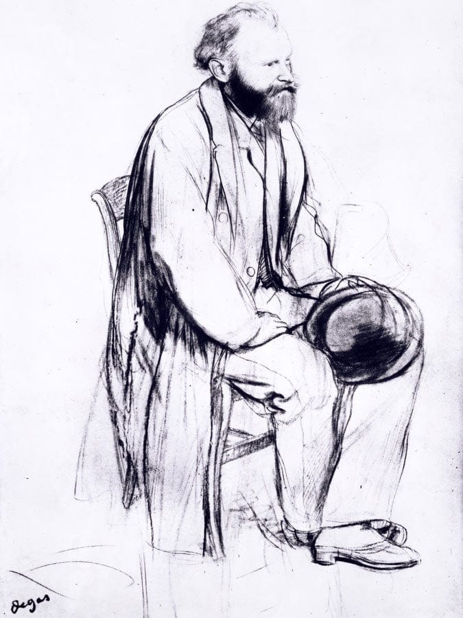 Study For A Portrait Of Manet By Edgar Degas Fine Art Print