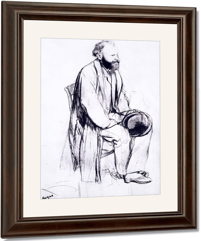 Study For A Portrait Of Manet By Edgar Degas Fine Art Print