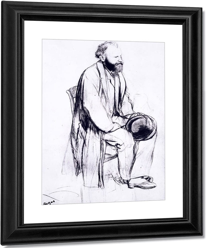 Study For A Portrait Of Manet By Edgar Degas Fine Art Print