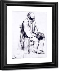 Study For A Portrait Of Manet By Edgar Degas Fine Art Print