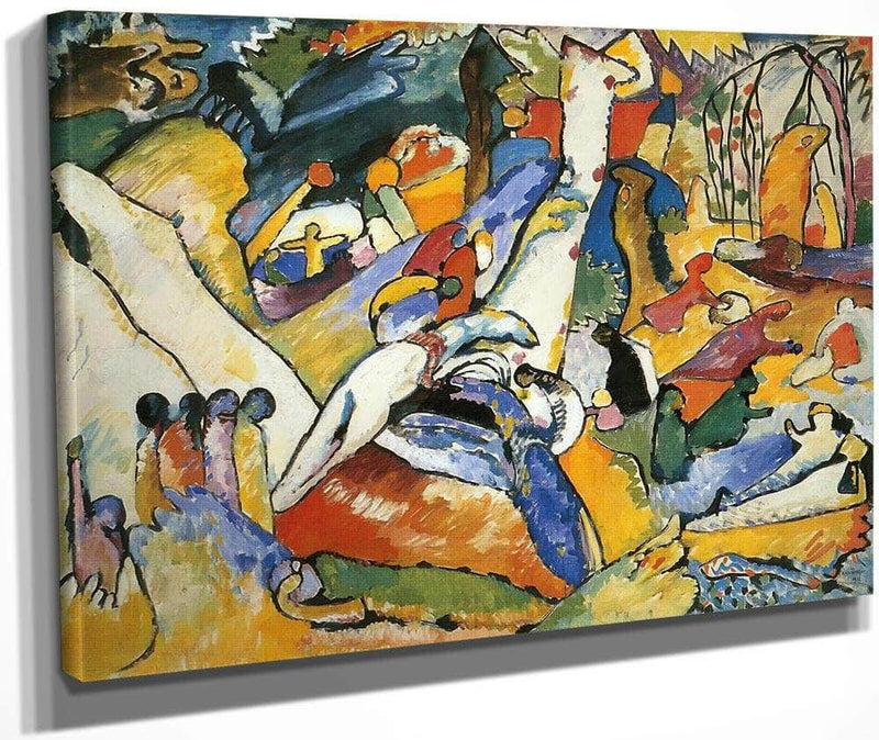 Study For Composition Ii By Wassily Kandinsky Fine Art Print