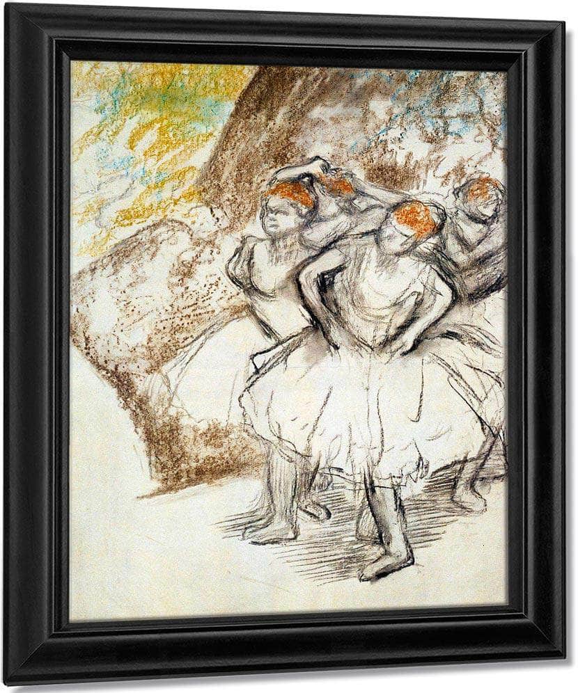 Study For Dancers In Pink By Edgar Degas Fine Art Print