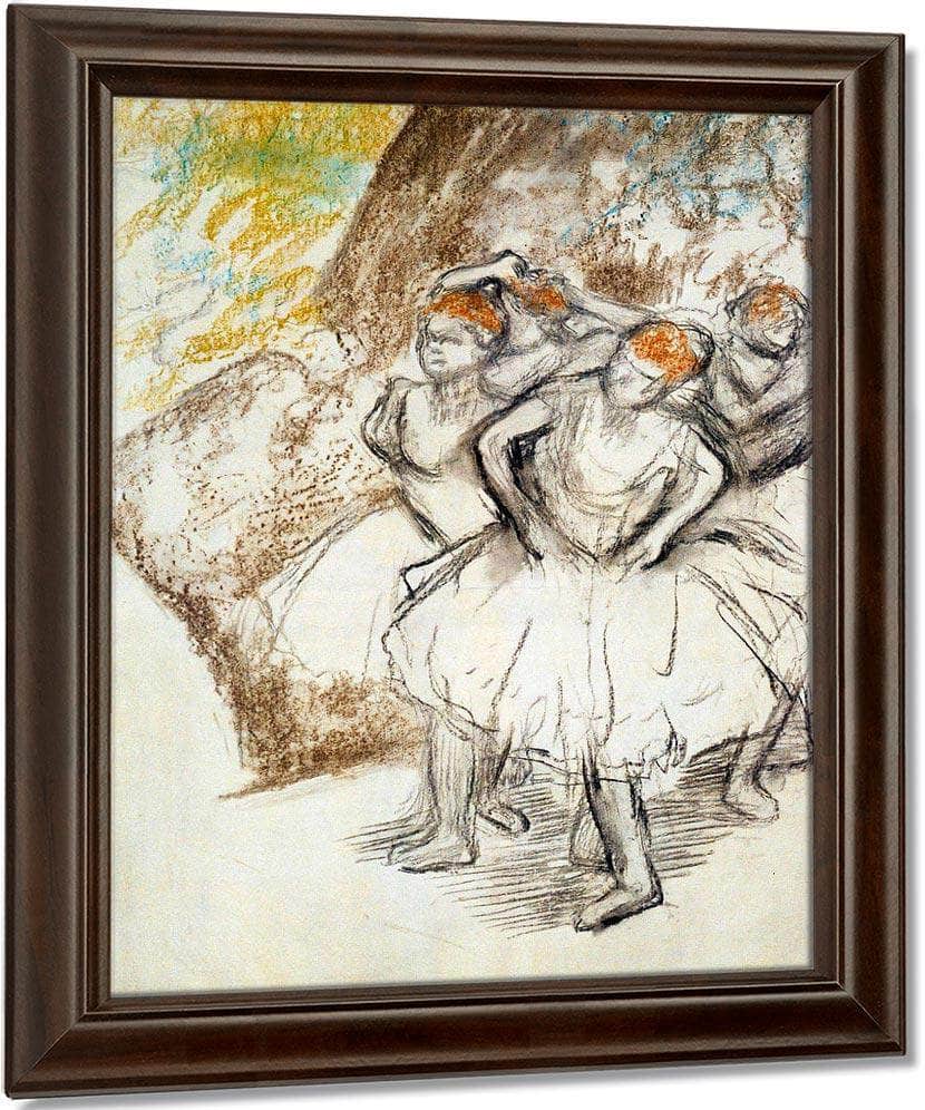 Study For Dancers In Pink By Edgar Degas Fine Art Print