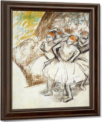 Study For Dancers In Pink By Edgar Degas Fine Art Print