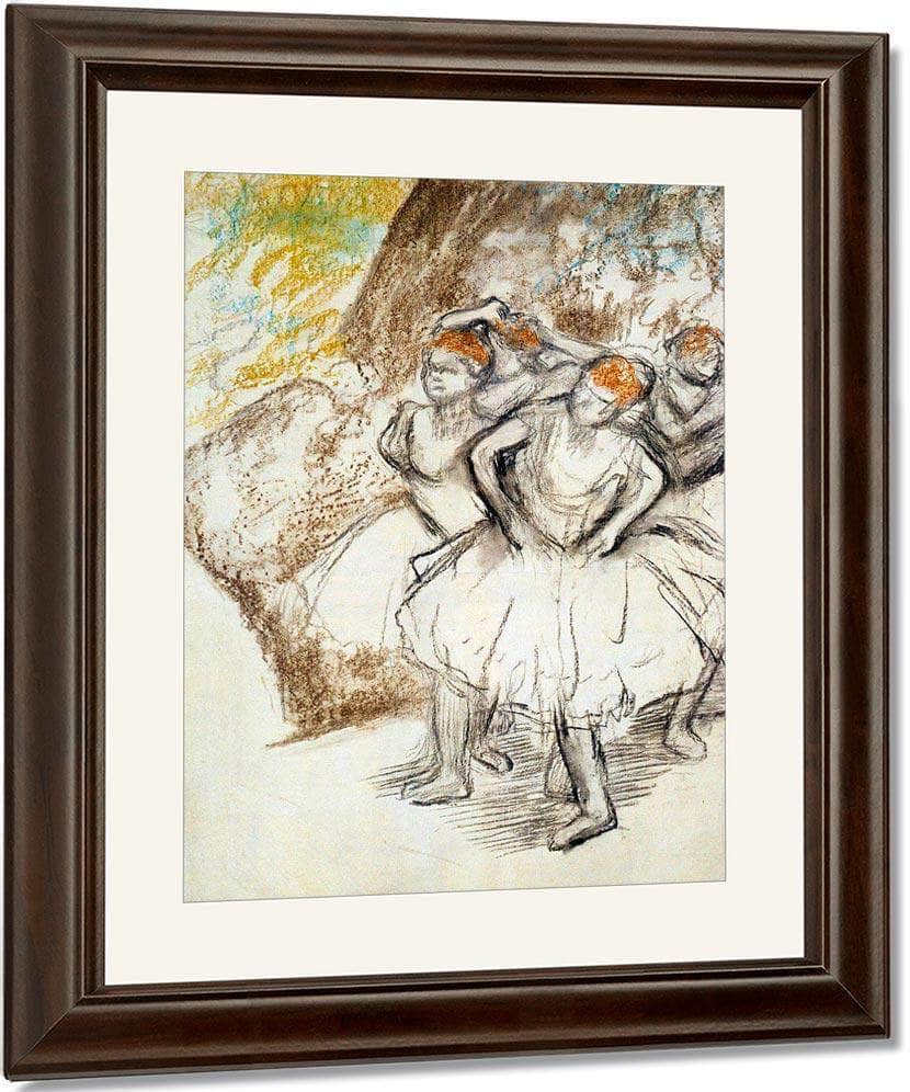Study For Dancers In Pink By Edgar Degas Fine Art Print