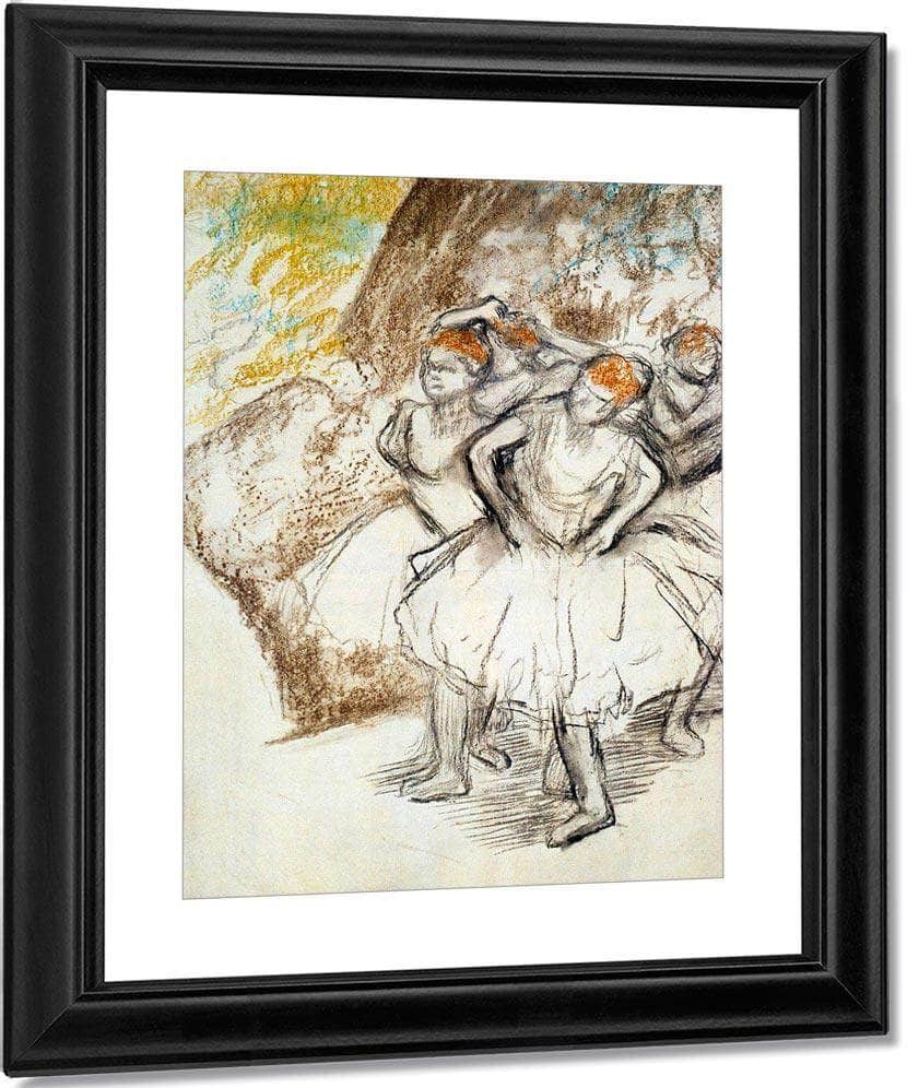 Study For Dancers In Pink By Edgar Degas Fine Art Print