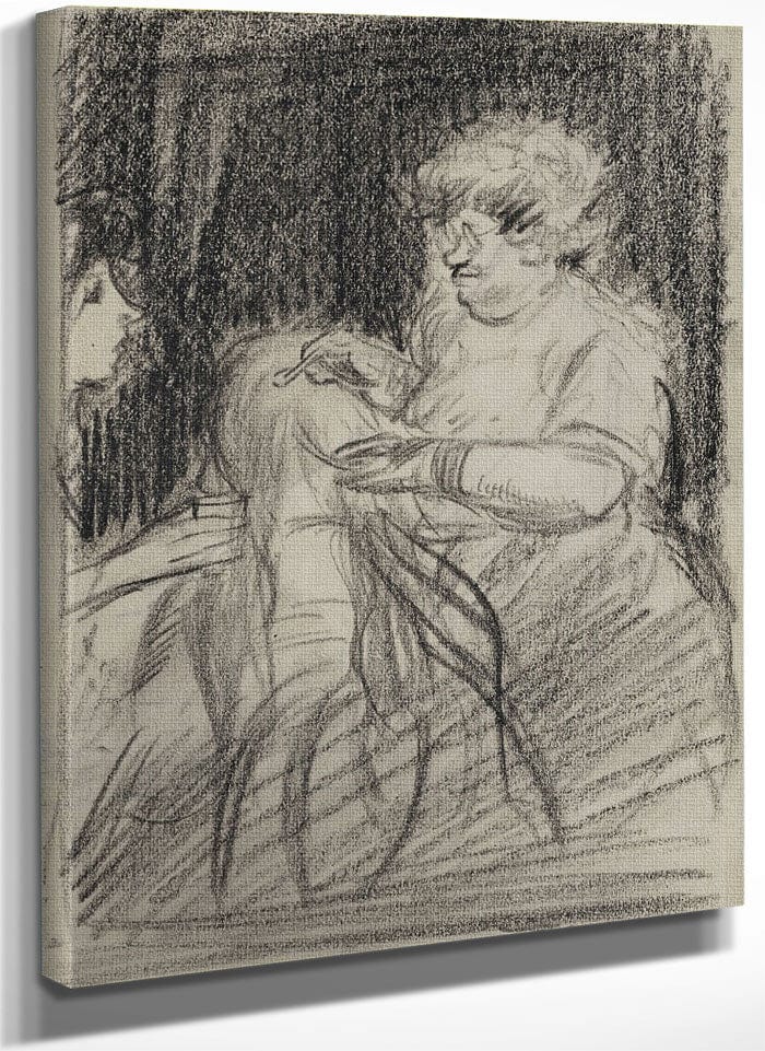 Study For Hairdresser's Window By John Sloan Fine Art Print