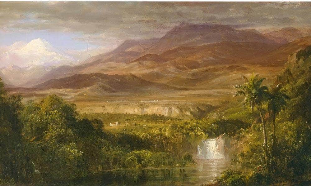 Study For Heart Of The Andes By Frederic Edwin Church Fine Art Print