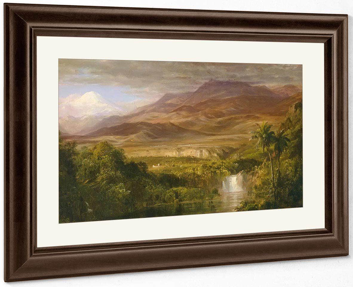Study For Heart Of The Andes By Frederic Edwin Church Fine Art Print