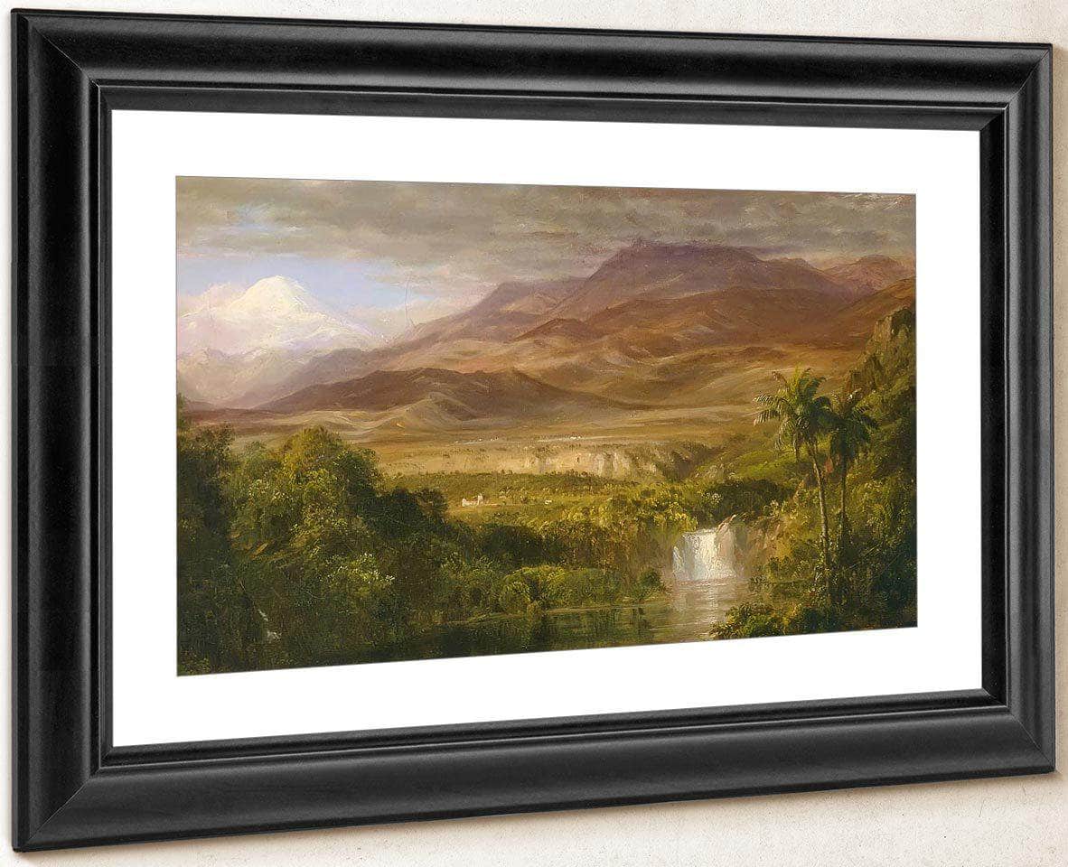 Study For Heart Of The Andes By Frederic Edwin Church Fine Art Print
