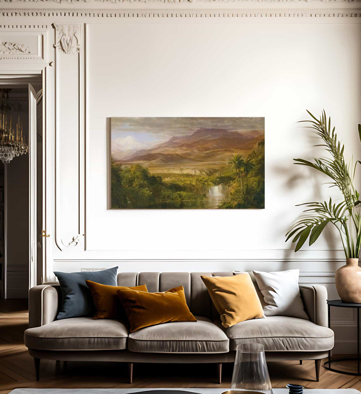 Study For Heart Of The Andes By Frederic Edwin Church Fine Art Print