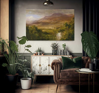 Study For Heart Of The Andes By Frederic Edwin Church Fine Art Print