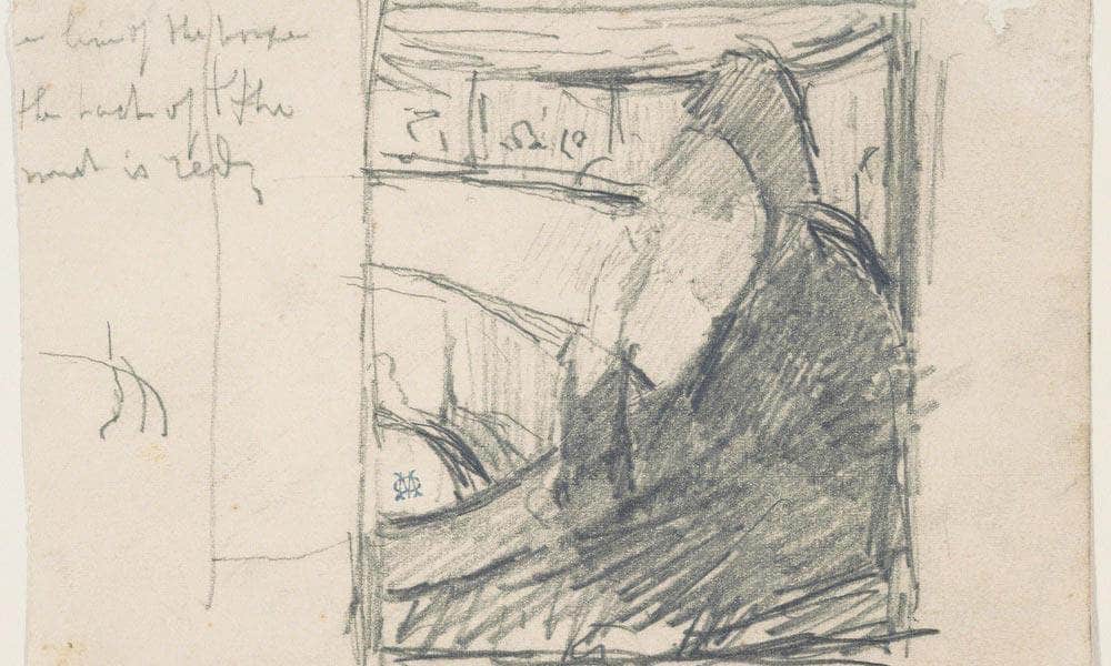 Study For In The Loge By Cassatt Mary Fine Art Print