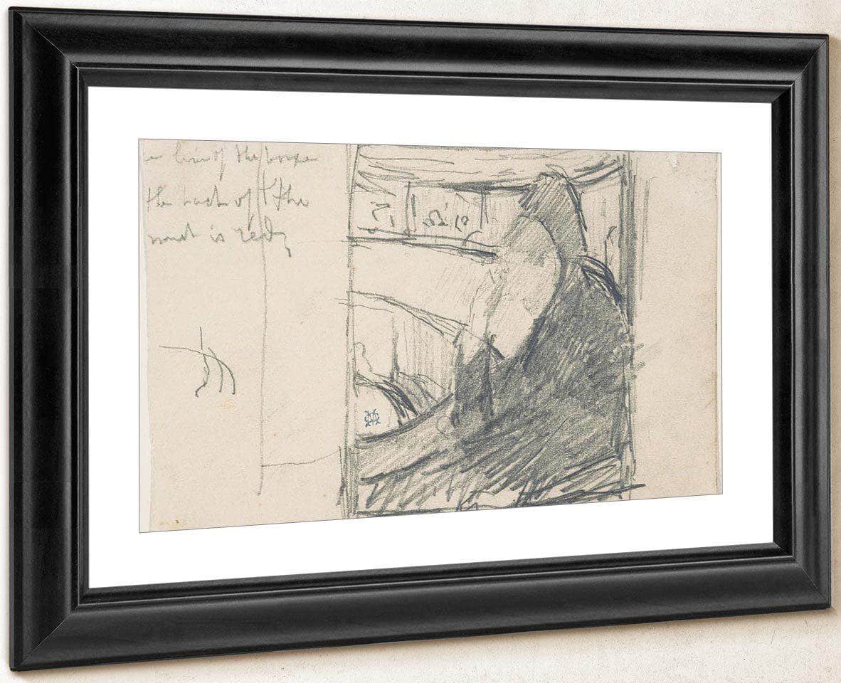 Study For In The Loge By Cassatt Mary Fine Art Print