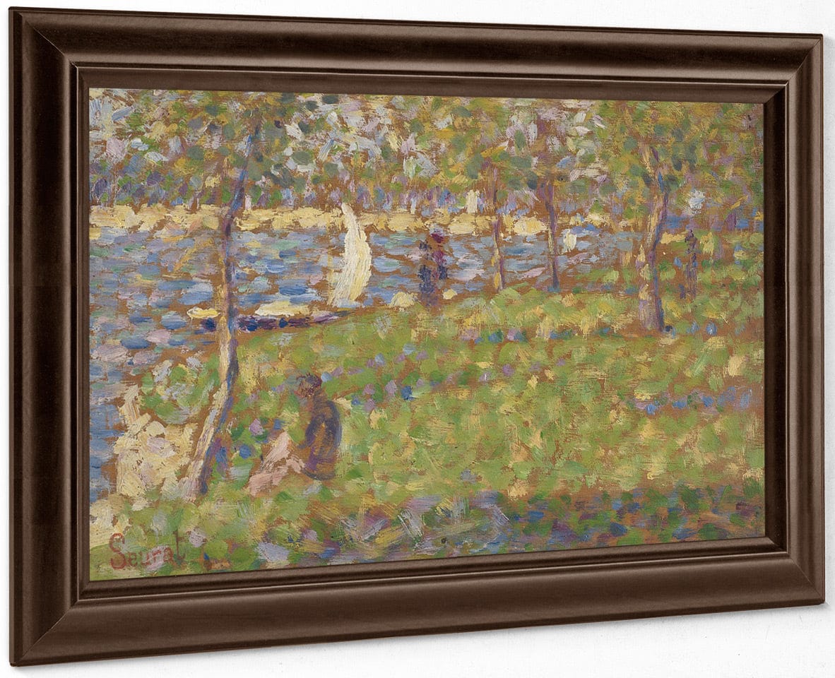 Study For La Grande Jatte By Georges Pierre Seurat Fine Art Print