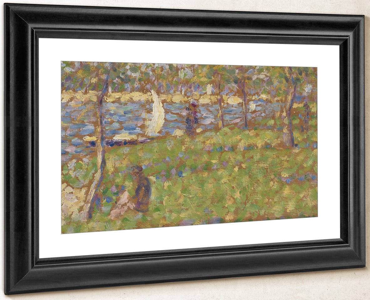 Study For La Grande Jatte By Georges Pierre Seurat Fine Art Print