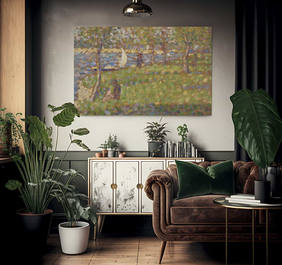 Study For La Grande Jatte By Georges Pierre Seurat Fine Art Print