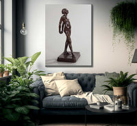 Study For Little Dancer Of Fourteen Years By Edgar Degas Fine Art Print