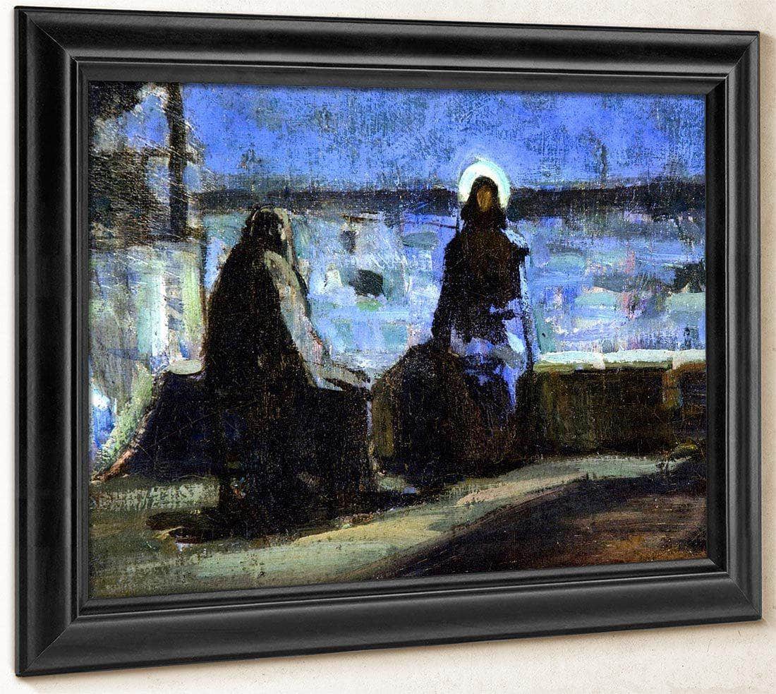 Study For Nicodemus Visiting Jesus By Henry Ossawa Tanner Fine Art Print