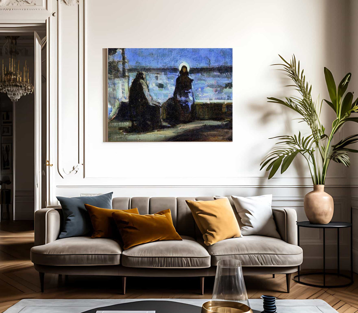 Study For Nicodemus Visiting Jesus By Henry Ossawa Tanner Fine Art Print