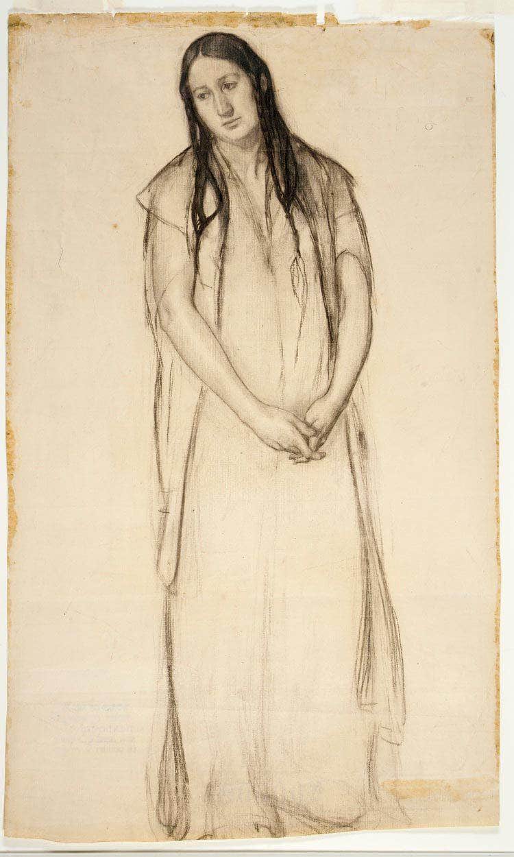 Study For Rachel From The Mothers Of The Bible By Henry Ossawa Tanner Fine Art Print