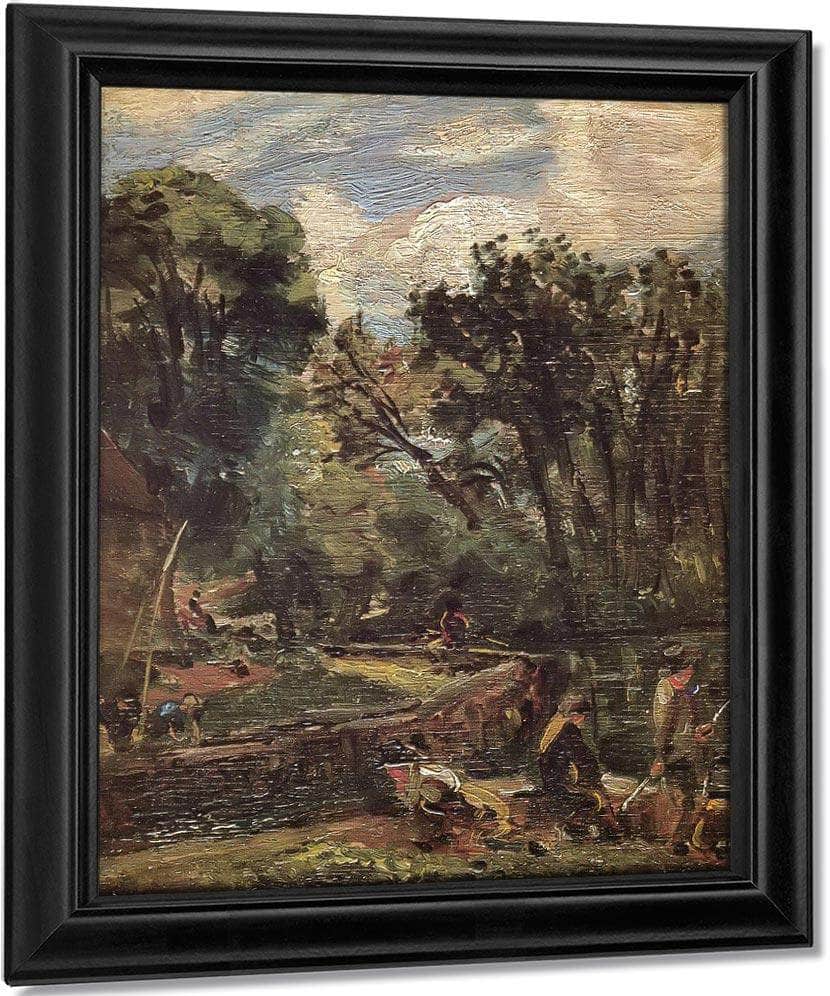 Study For Stratford Mill By John Constable Fine Art Print