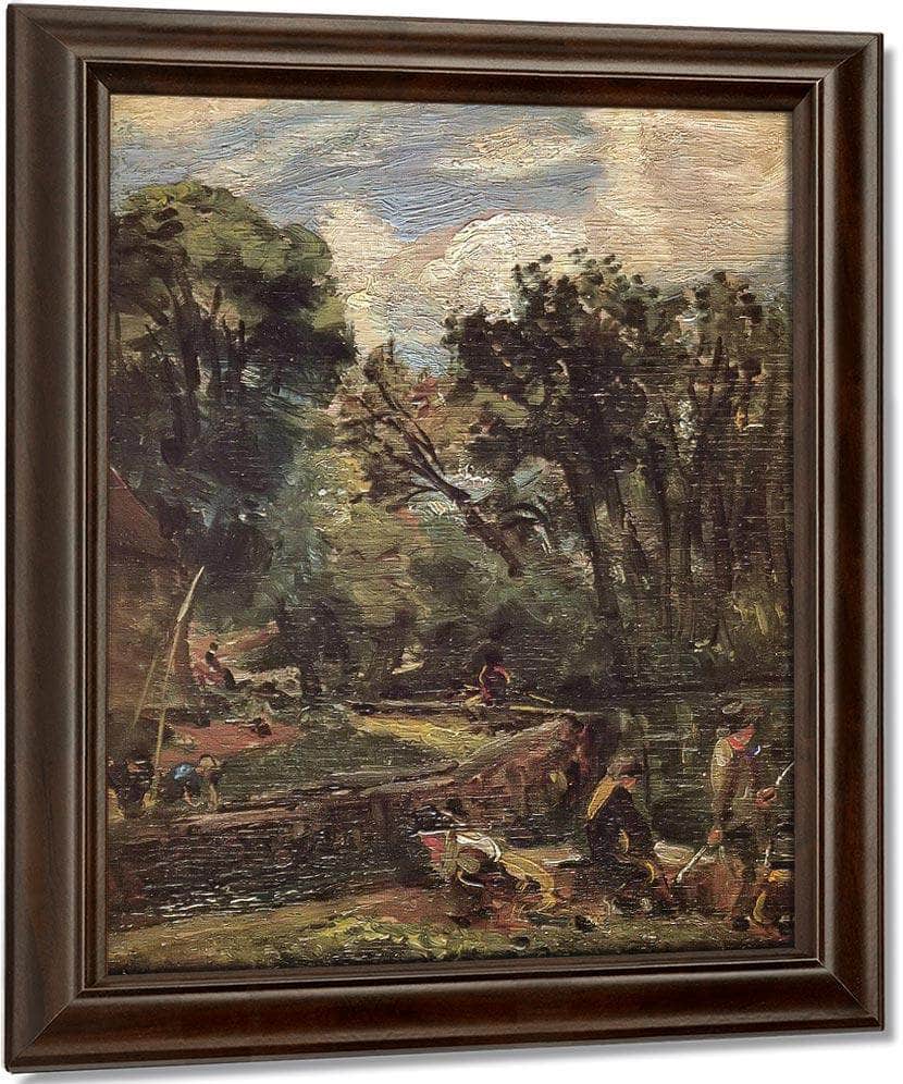 Study For Stratford Mill By John Constable Fine Art Print