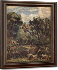 Study For Stratford Mill By John Constable Fine Art Print