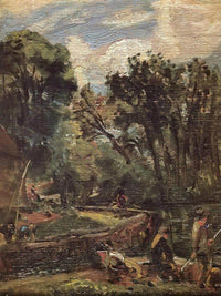 Study For Stratford Mill By John Constable Fine Art Print