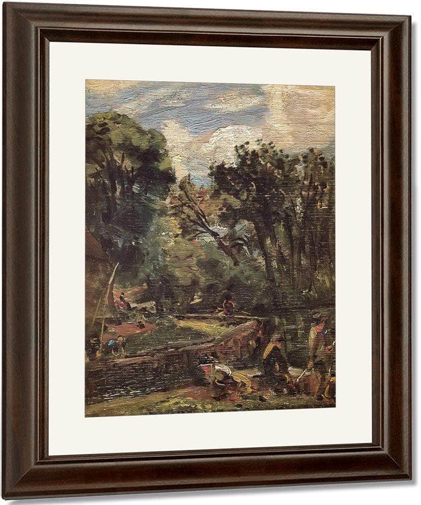 Study For Stratford Mill By John Constable Fine Art Print