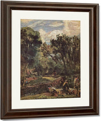 Study For Stratford Mill By John Constable Fine Art Print