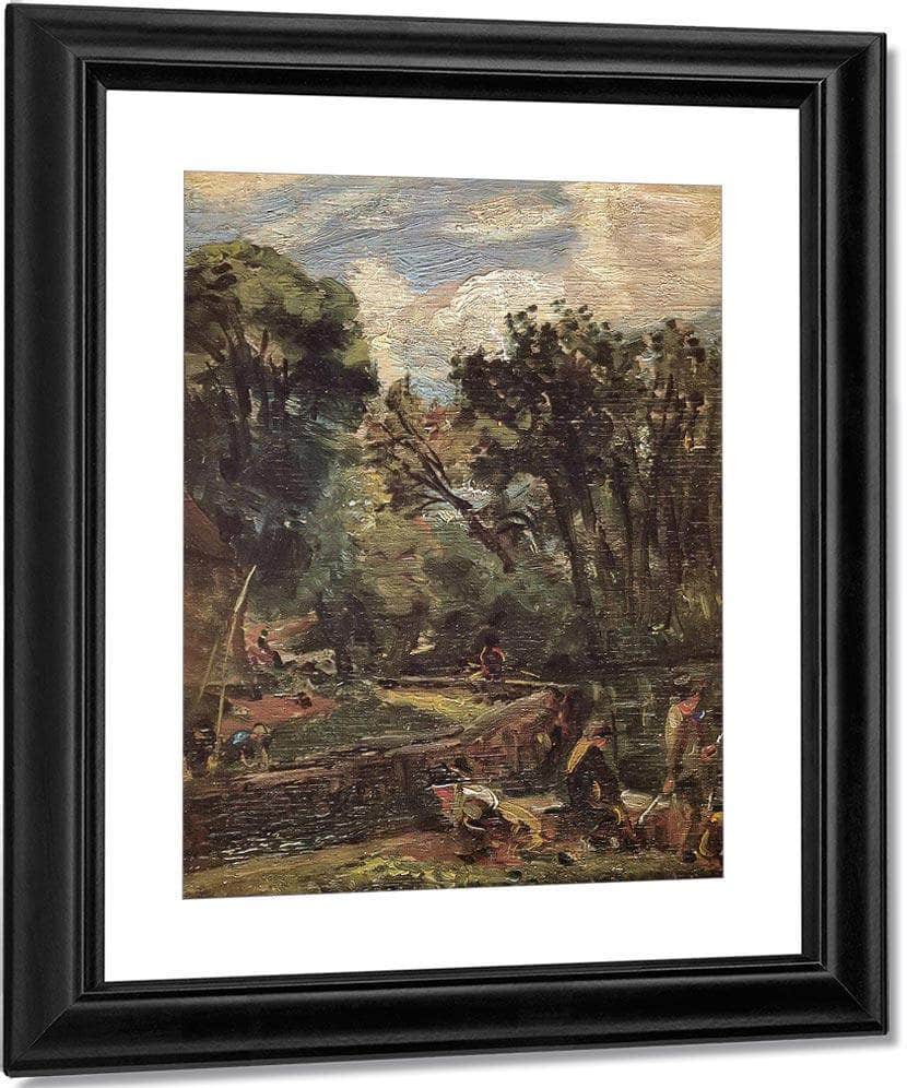 Study For Stratford Mill By John Constable Fine Art Print