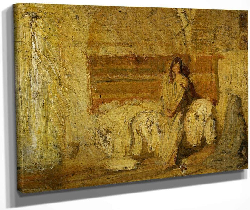 Study For The Annunciation 1898 By Henry Ossawa Tanner Fine Art Print