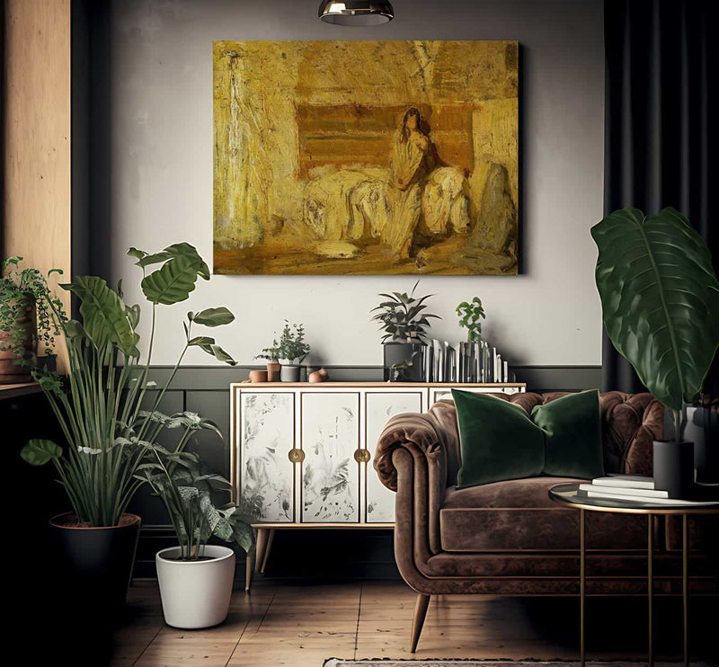 Study For The Annunciation 1898 By Henry Ossawa Tanner Fine Art Print