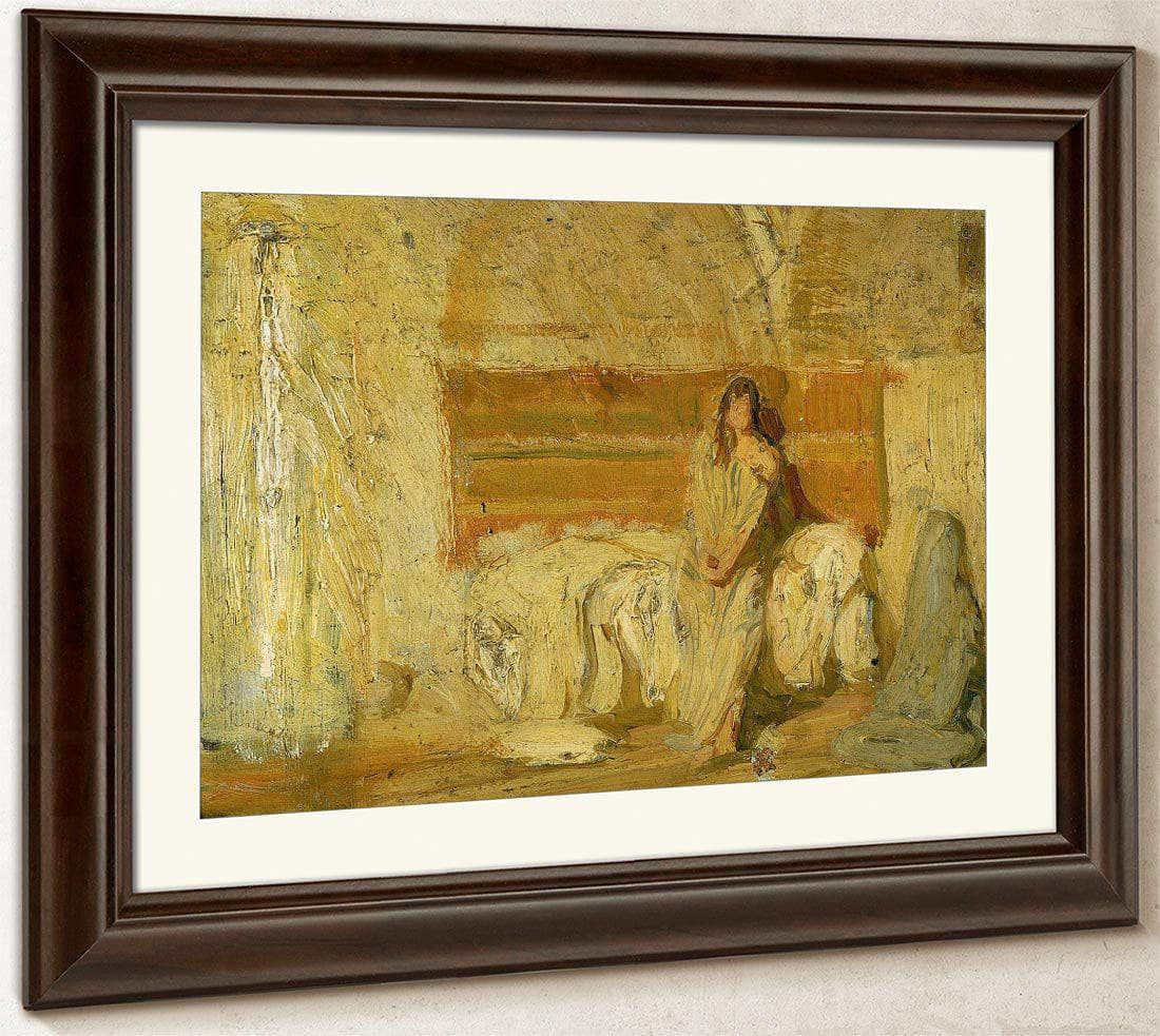 Study For The Annunciation By Henry Ossawa Tanner Fine Art Print