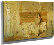 Study For The Annunciation By Henry Ossawa Tanner Fine Art Print